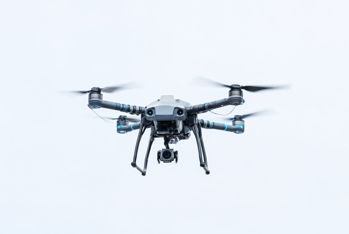 Multirotor drone in flight — a high-C burst application